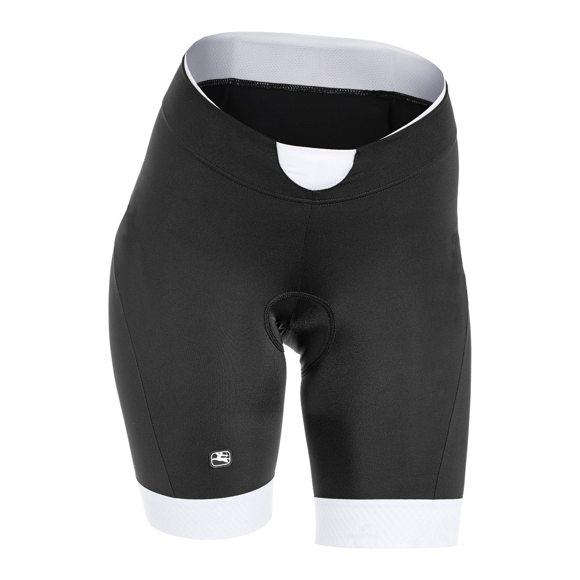 Giordana Womens SilverLine Waisted Short Black White Giordana UK