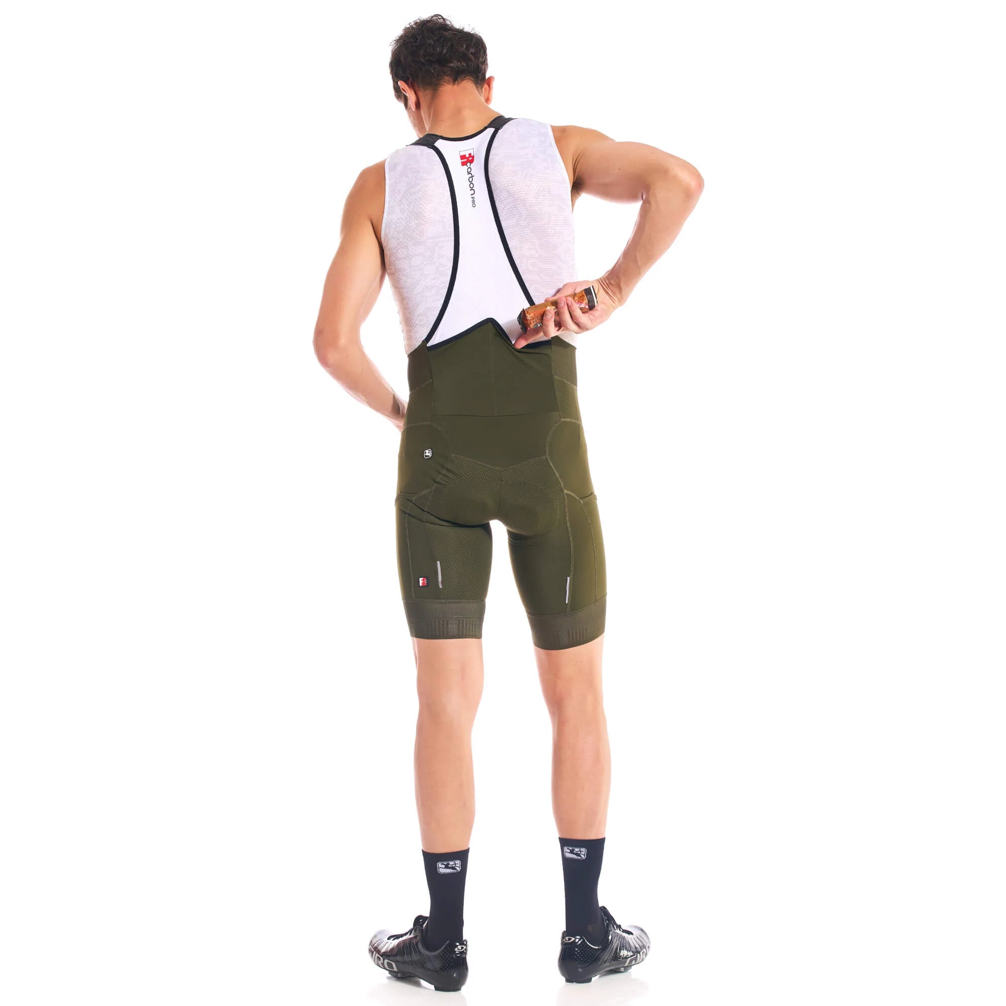 Giordana Mens FR C Pro Cargo Bib Short Olive Green