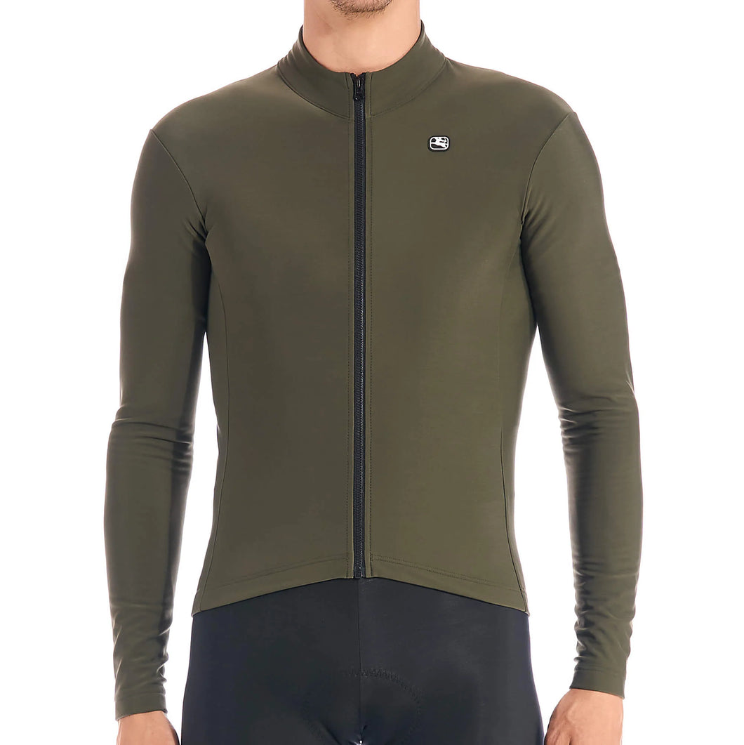 Giordana Men's SilverLine L/S Jersey - Olive Green