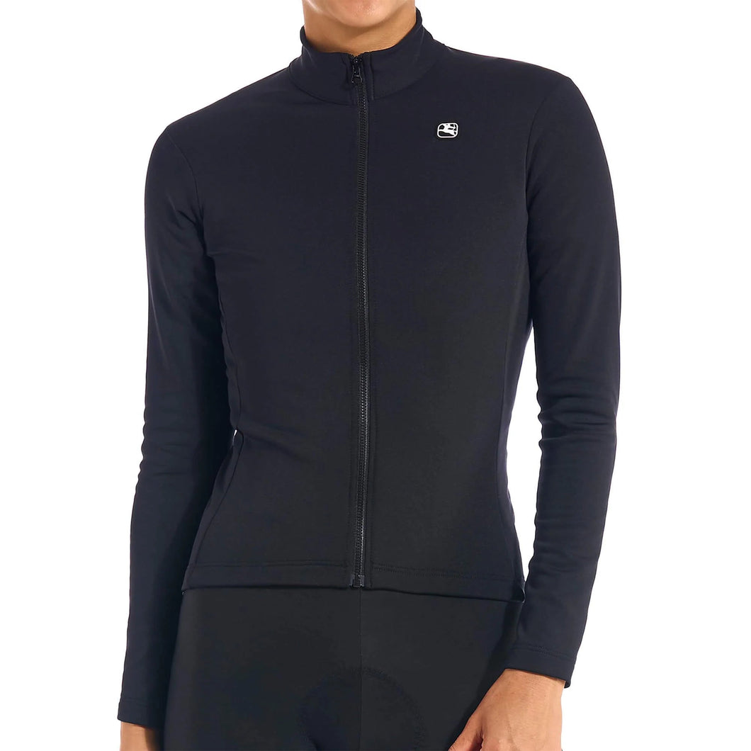 Giordana Womens SilverLine Thermal L/S Jersey - BLACK